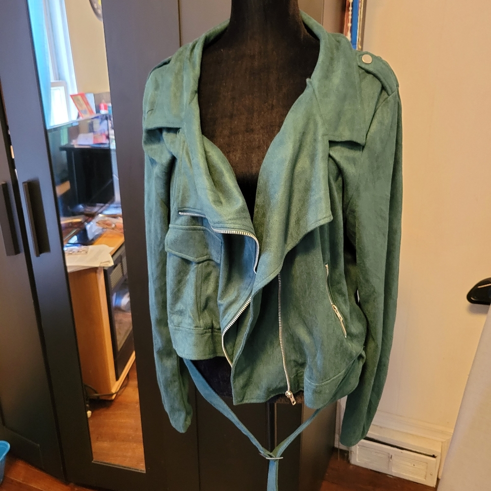 Green Suede Jacket